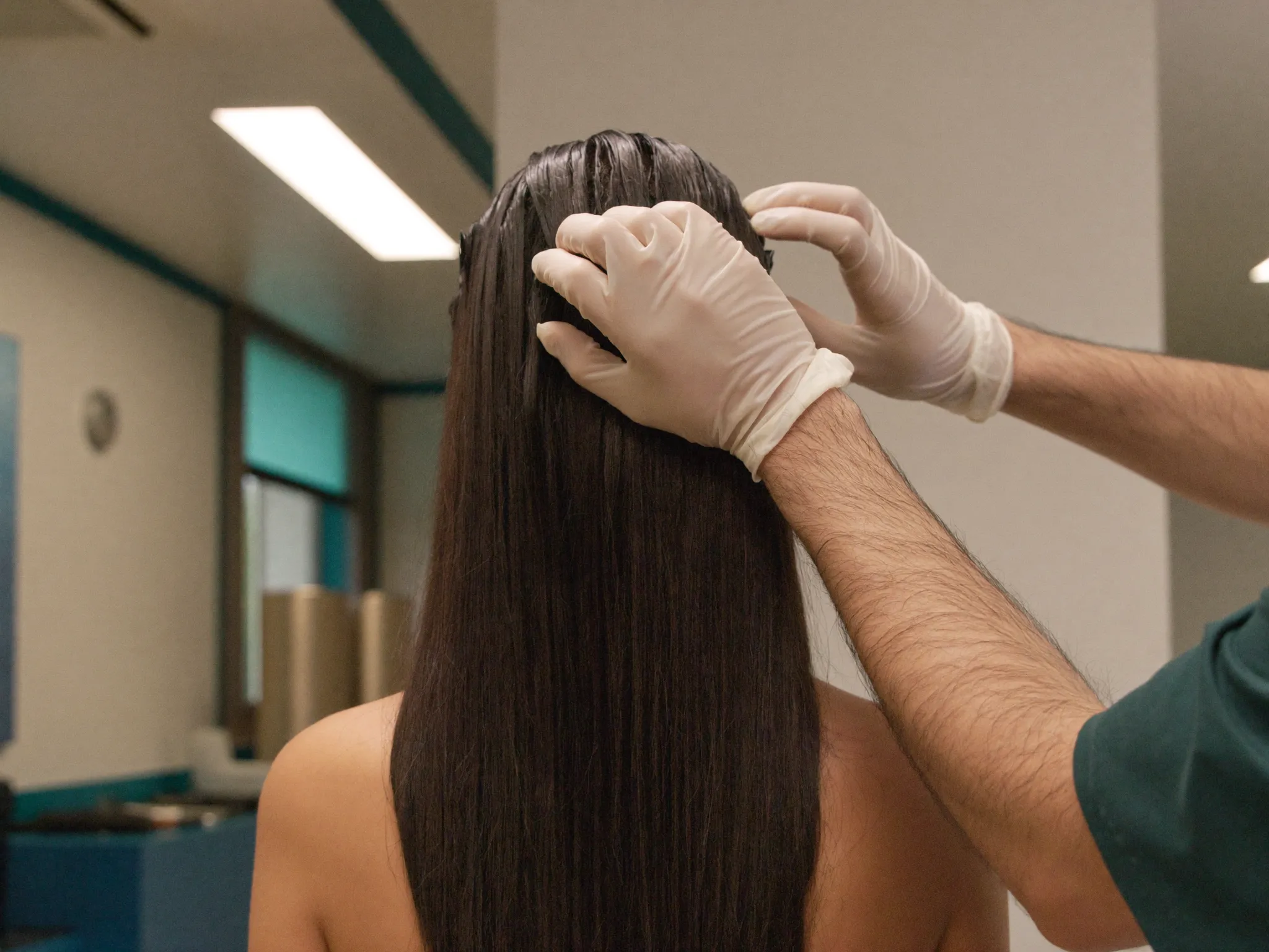 Scheitelanalyse bei diffusem Haarausfall